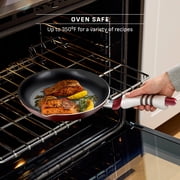 T-fal Easy Care Nonstick Cookware, 20 piece Set, Red, B089SKDW