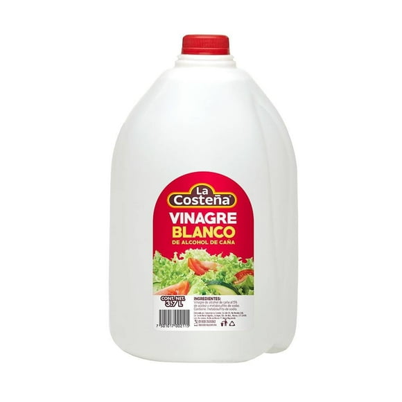 Vinagre blanco La Costeña de alcohol de caña 3.7 l