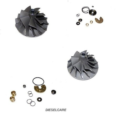 Diesel Care Ford Powerstroke 6.4 Low and High Pressure Turbo Service kits and Compressor Wheels 2008 2009