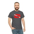 thumbnail image 5 of Vintage Scuba Diving Shirt, Gift For Diver Tee, Sea Lover T-shirt - ID: 776, 5 of 7