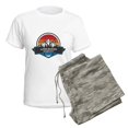 thumbnail image 5 of CafePress - Alpine Meadows Tahoe City California Pajamas - Women's Short Sleeve Print T-Shirt and Pants Light Cotton Pajama Set, 5 of 7
