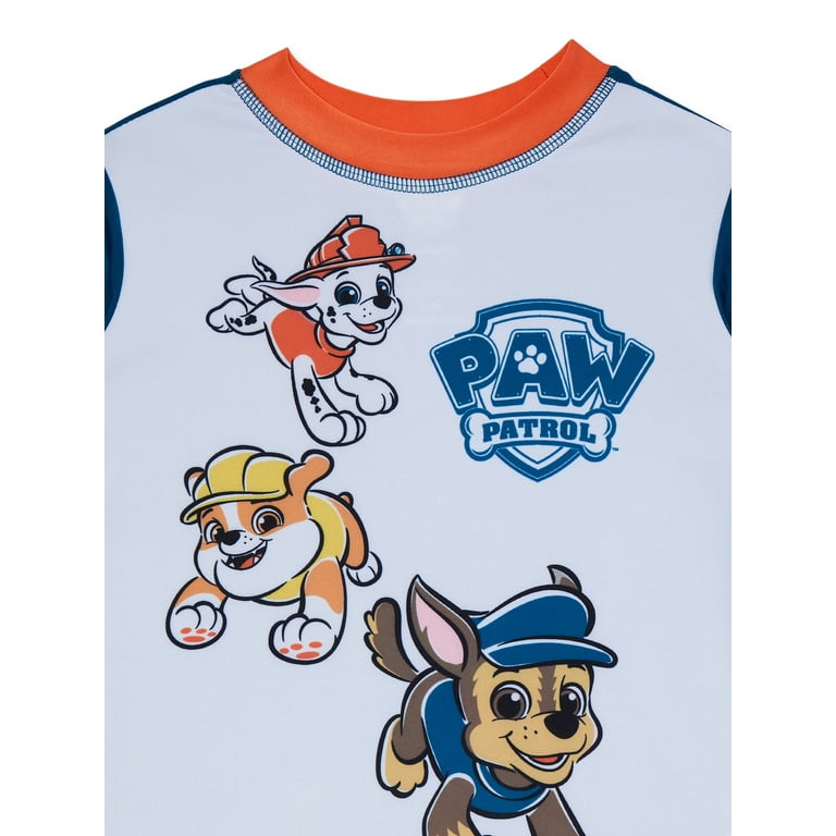 Paw Patrol Short Sleeve UV Protection Polyester Rash Guards Boy s