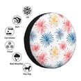 thumbnail image 4 of Susaid Bright Colorful Fireworks Print Tire Covers,Waterproof Anti-UV Snow Sun Rain Tire Covers for RV,Truck, SUV, Trailer, Camper-16 inch, 4 of 6