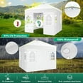 thumbnail image 4 of SANOPY 10' x 10' Outdoor Canopy Party Tent EZ Pop Up Canopy Commercial Instant Canopies Gazebo with Air Vent, 8 Stakes & 4 Ropes & 4 Sandbags for Beach Wedding Picnics Camping, 4 of 11
