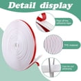 thumbnail image 3 of ouhos Window Grid Kit, 0.6 In x 36 Ft Window Grille Inserts Grid Kit, TPE Self-Adhesive Peel and Stick Trim Molding, Flexible Windows Mullions for Windows Door Frames Home Decoration(White), 3 of 7