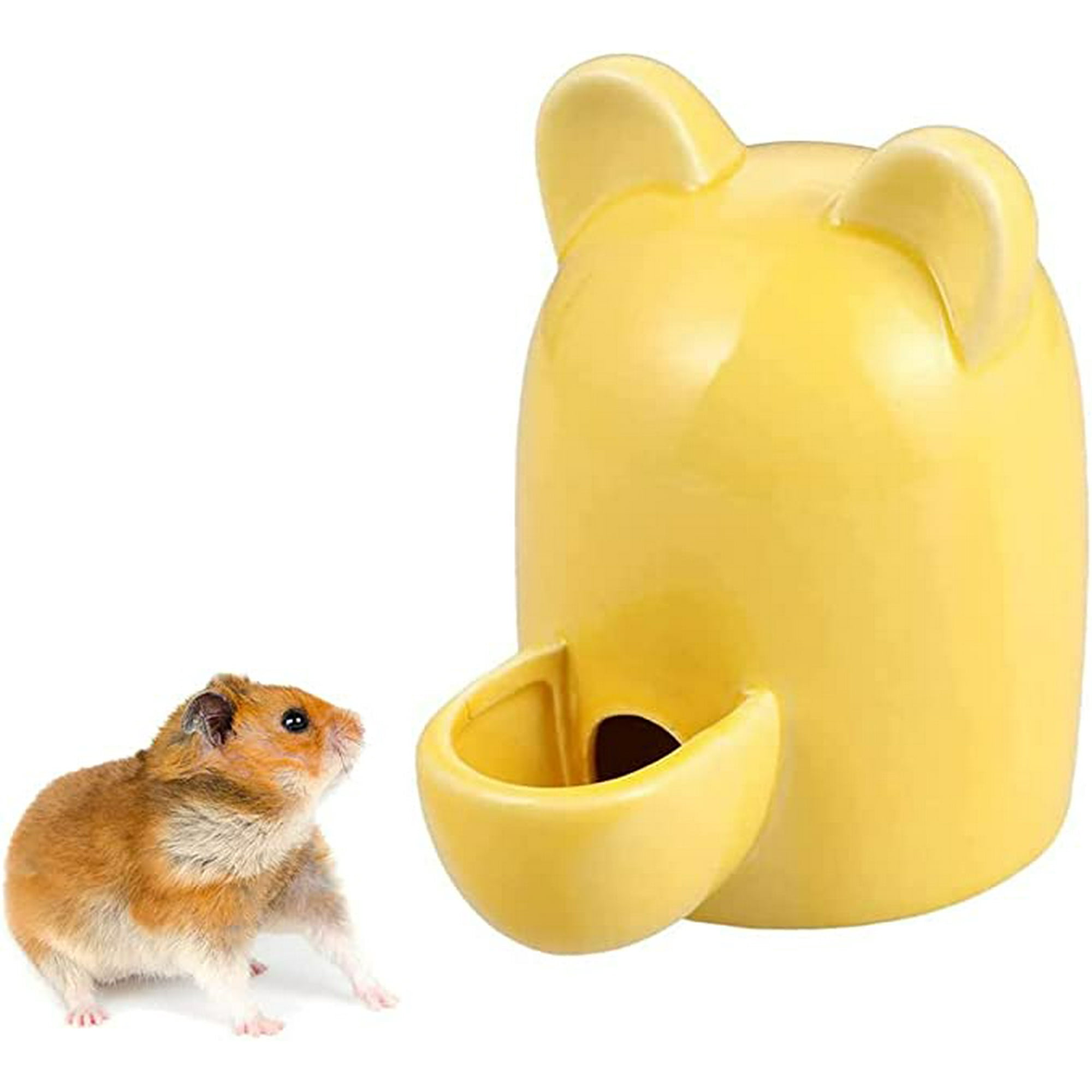 Small Animal Ceramic Water Dispenser Ceramic Quiet Drinker Small Bowl for Hamsters Hamster Ceramic Bottle for Birds Hamsters Mice Hedgehogs Chinchillas Ferrets Walmart