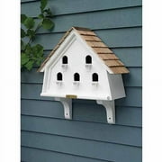 Lazy Hill Farm Designs Flat Bird House, Redwood and Vinyl