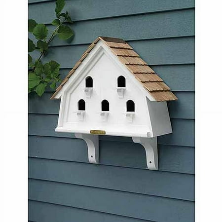 Lazy Hill Farm Designs Flat Bird House, Redwood and Vinyl