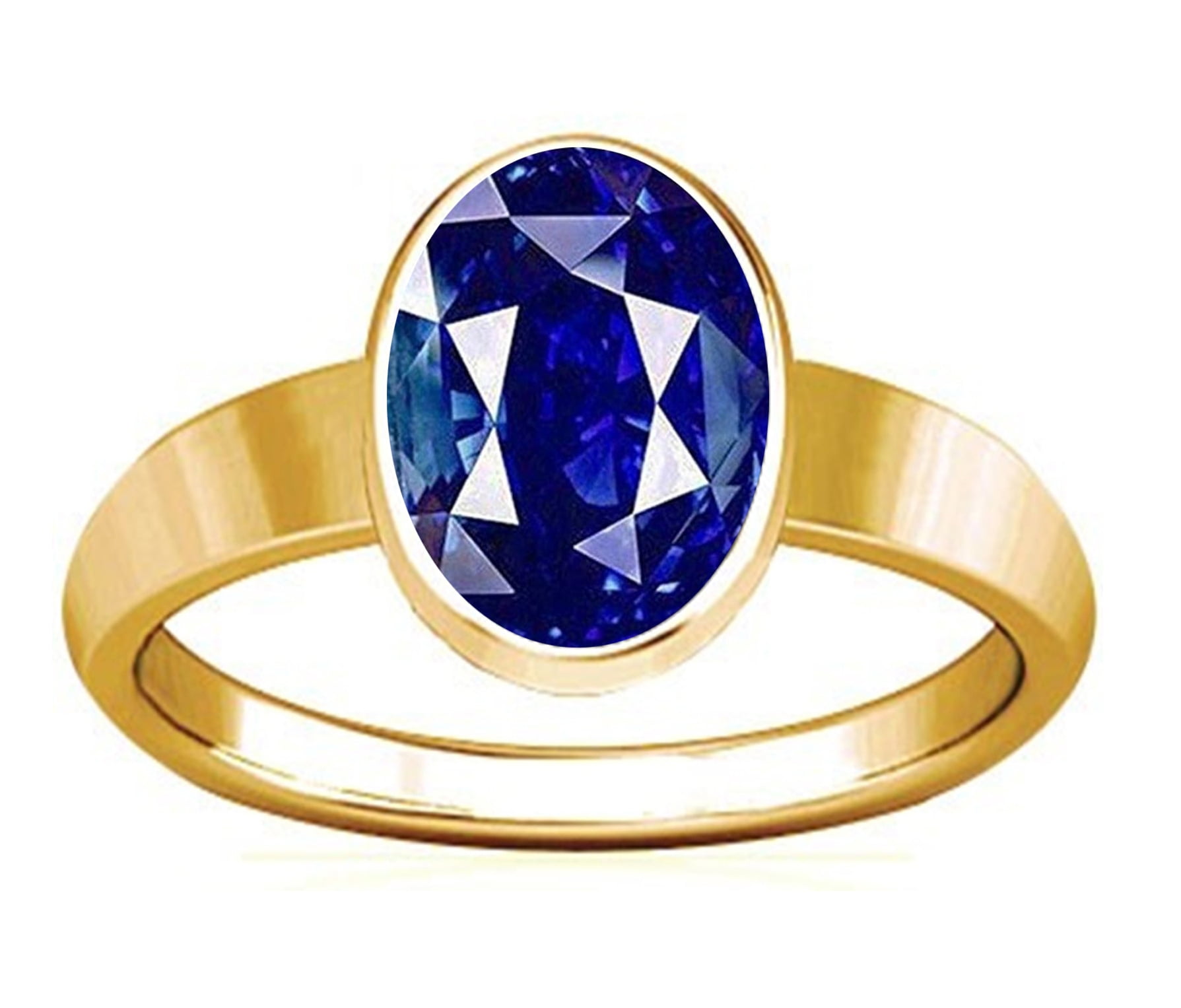 Sapphire Ring For Men Real Sapphire Ring Neelam Ring For Men Royal Blue  Sapphire Ring 925 Sterling Silver Gift For HimChristmas Jewellery -  Walmart.com