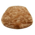 thumbnail image 5 of Soft Shaggy Rug for Bedroom, Oval Plush Fluffy Carpets for Living Room, Furry Carpet, Anti-Skid Fuzzy Comfy Rug, Oval Thick Area Rug for Living Room Bedroom Hotel Fashion Home Decorations, 5 of 6