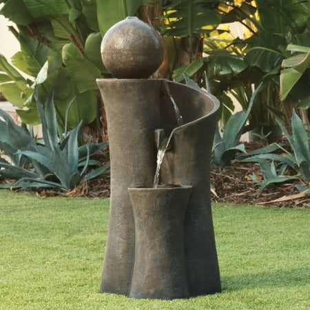 Front Yard Fountains For Sale John Timberland Modern Sphere Zen Outdoor Floor Water Fountain 39 1/2
