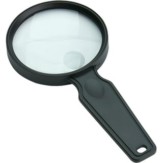 Cherryhome Magnifying Glass with Light,30X High Power Jumbo Lighted  Magnifiers Lens for Seniors Reading Small Print,Stamps, Map,Inspection,  Macular