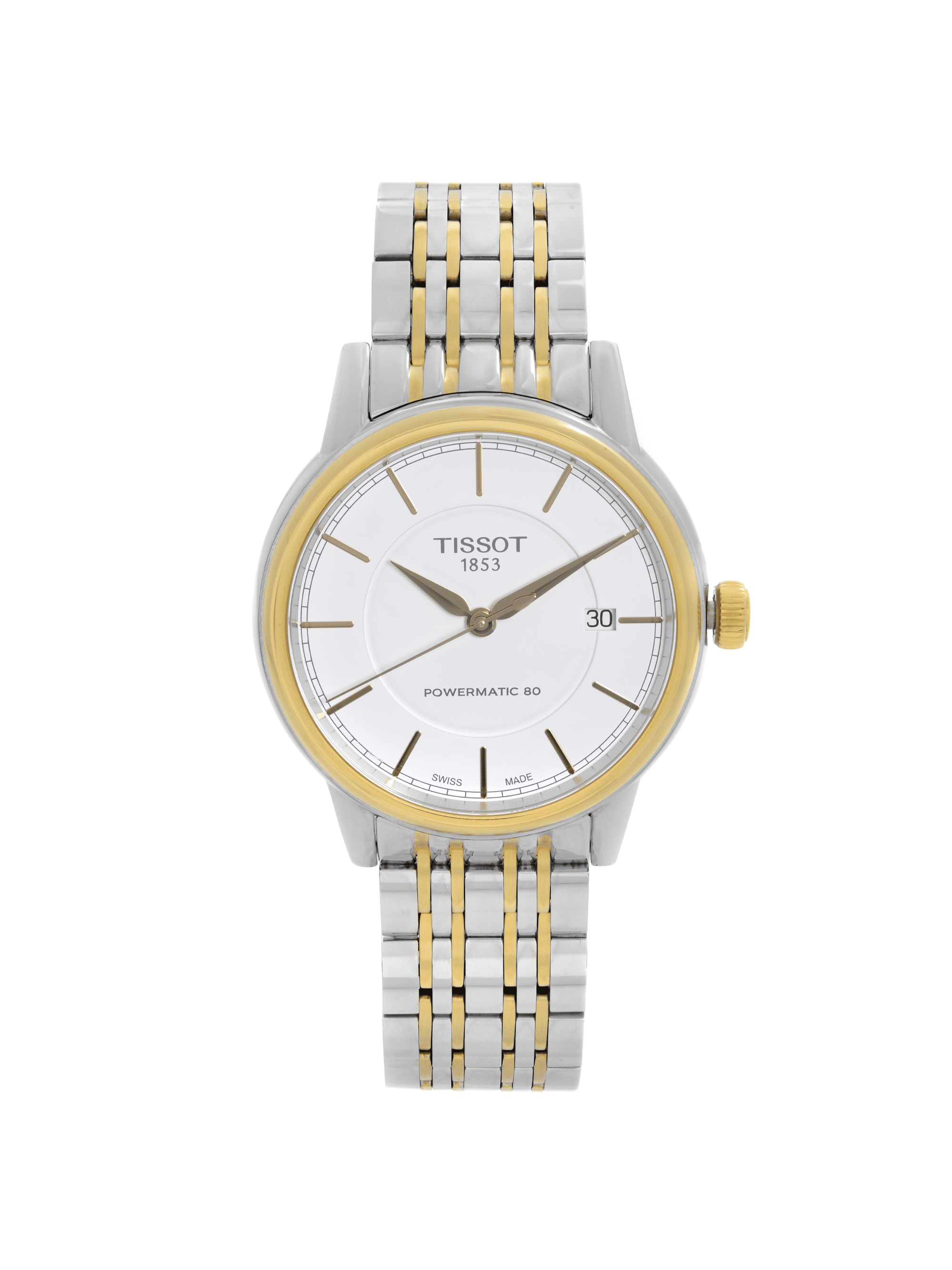 Buy Tissot Powermatic 40mm Steel White Dial Automatic Mens Watch  T085.407.22.011.00 Online in Chad. 113086890
