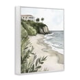 thumbnail image 2 of Stupell Industries Tropical Coastal Calm Villa on Bluff White Framed Giclee Art, 11 x 14, by Riley B, 2 of 8