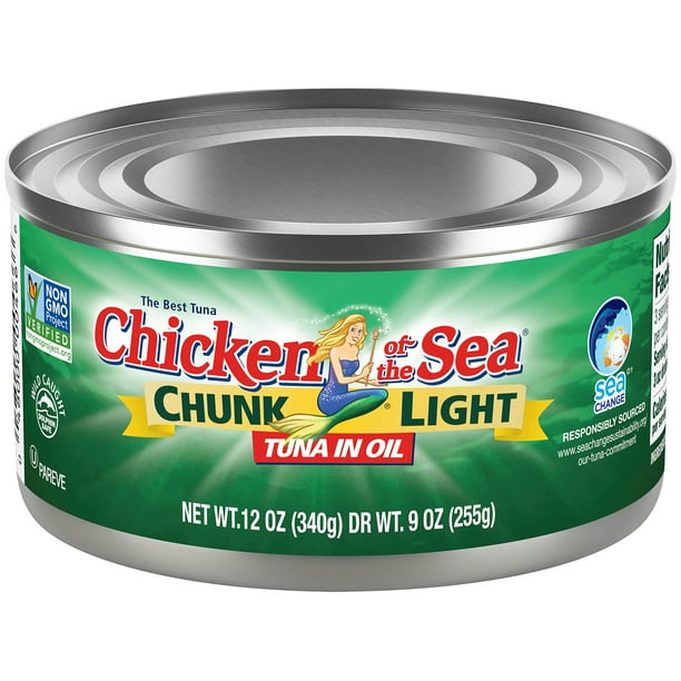 Chicken of the Sea Chunk Light Tuna in Oil, 12 oz