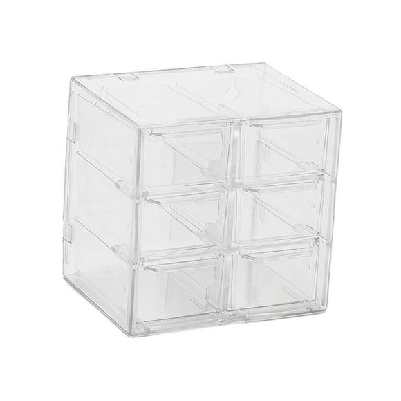 Mini Organizador de Cajones Perfecl para Escritorio 6 Cajones Caja de Almacenamiento de Joyas