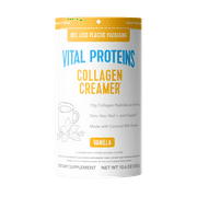 Vital Proteins Collagen Creamer made with Coconut Milk - 10g Collagen for Skin, Nail & Joint Support, Vanilla, 10.6 oz