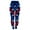 Dark Blue, variant on Augper Women Girls Leggings Skinny Independence Day Printed High Waist Stretchy Tights Trouser Yoga Pants