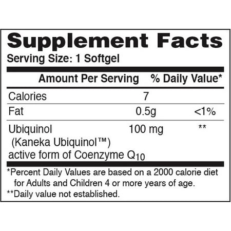 Ubiquinol 100mg CoQ-10 (Kaneka™) 120 Softgels (Non-GMO) by Health Thru Nutrition