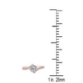 thumbnail image 4 of AoneJewelry 14K Solid Rose, White & Yellow Gold Oval Shape 1.00 Carat Diamond Ring, 4 of 5