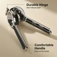 thumbnail image 4 of Behome Lemon Squeezer, Stainless Steel Handheld Lemon Juicer with Silicone Handles, Heavy Duty Manual Juicer for Lemon, Orange, Citrus, 4 of 8
