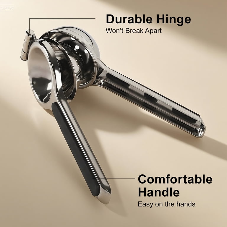 Stainless Steel Citrus Juicer with Silicone Grip photo 4