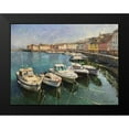 thumbnail image 2 of Strube, Ling 24x19 Black Modern Framed Museum Art Print Titled - Boats in Belle - Ille Island, 2 of 5