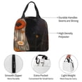thumbnail image 4 of Disketp Black Cat in Wildflowers Bolsa Térmica para Almuerzo para Hombre y Mujer, Ideal para Trabajo, Senderismo y Picnic, 4 of 8