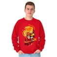 thumbnail image 5 of Street Fighter Shoryuken Ken Vintage Unisex Plus Size Sweatshirt Brisco Brands 2X, 5 of 6