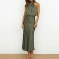 thumbnail image 5 of Ketyyh-chn99 Robes pour Femmes Robe d'Été Col en V Manches Courtes Robe de Soirée Élégante Robe Maxi de Fête AG,TG, 5 of 5