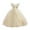 Beige, variant on OSOLU Toddler Kids Children Girls Summer Sleeveless Lace Bowknot Mesh Long Princess Dress Piano Performance Dress Lovely Dailywear, 9-10 Years