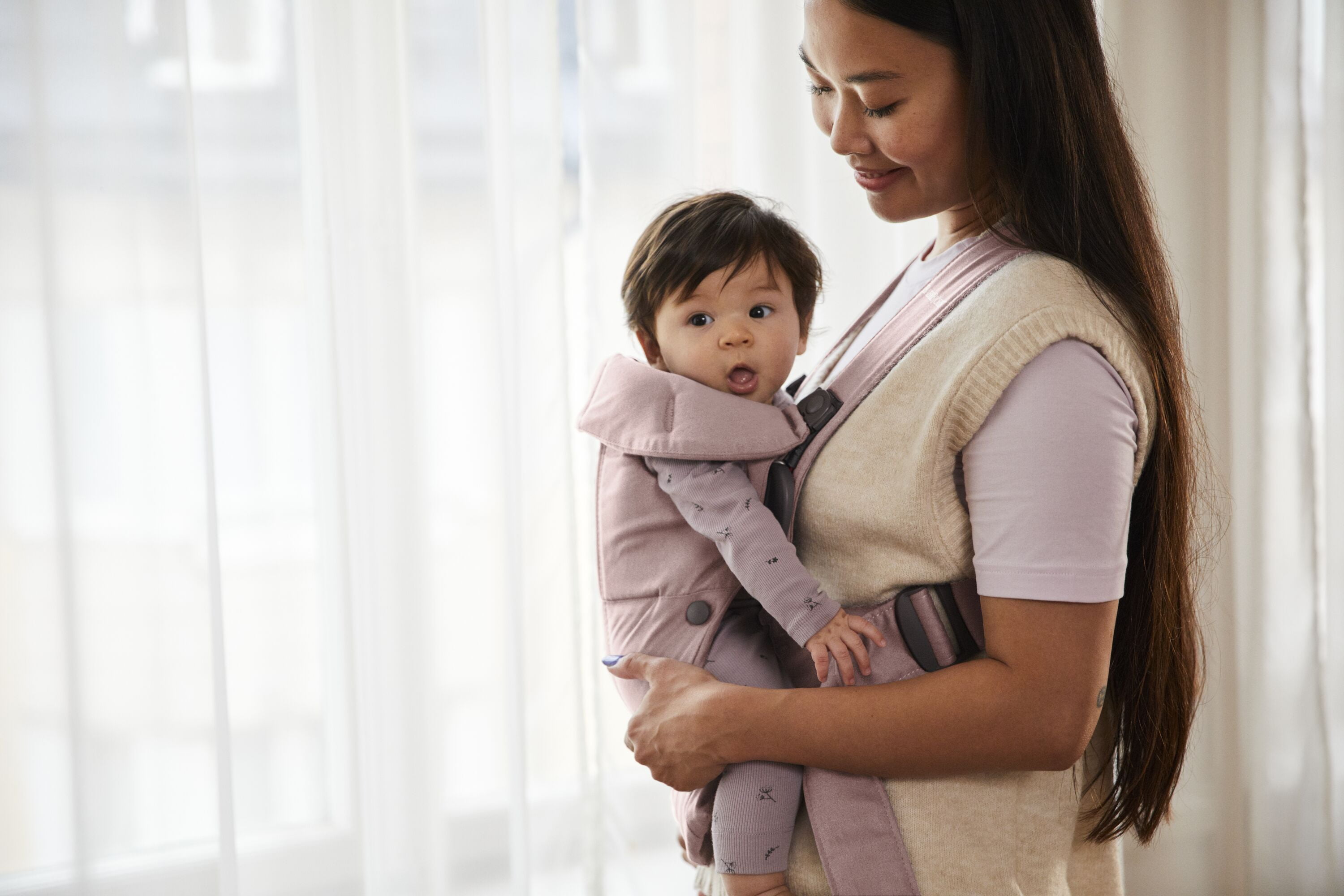 BabyBjorn Mini Woven Front Carriers for Infant, One Size