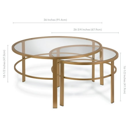Camden&Wells - Gaia Nesting Coffee Table Set - White