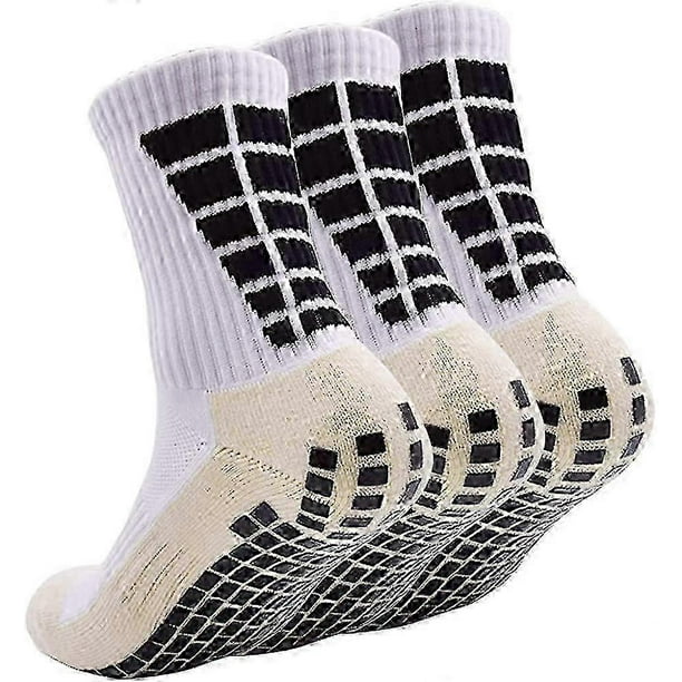 3 Pairs Non Slip Socks, Anti Slip Non Skid Slipper Socks With Grips For Adults Men Women Elderly