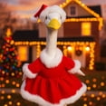 thumbnail image 3 of Christmas Porch Goose Outfit, Cheerful Winter‑Festive Costume Kit, Holiday Outfit Accessories Suitable for 23 Inch Large Porch Goose Statue, Xmas Holiday Gift, 3 of 5