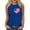 Blue, variant on TDYHUAO I Heart USA, I Love USA, America Patriotic 4th July Tshirt T-Shirt Womens American Flag Tank Tops Sleeveless Tees