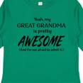 thumbnail image 4 of Inktastic Yeah My Great Grandma Is Pretty Awesome Boys or Girls Long Sleeve Toddler T-Shirt, 4 of 5