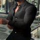 thumbnail image 1 of Camisas hawaianas de manga larga para hombre, camisas de playa con estampado geométrico gráfico 3D, camisas de moda para hombre, blusas de moda coreana, 1 of 6