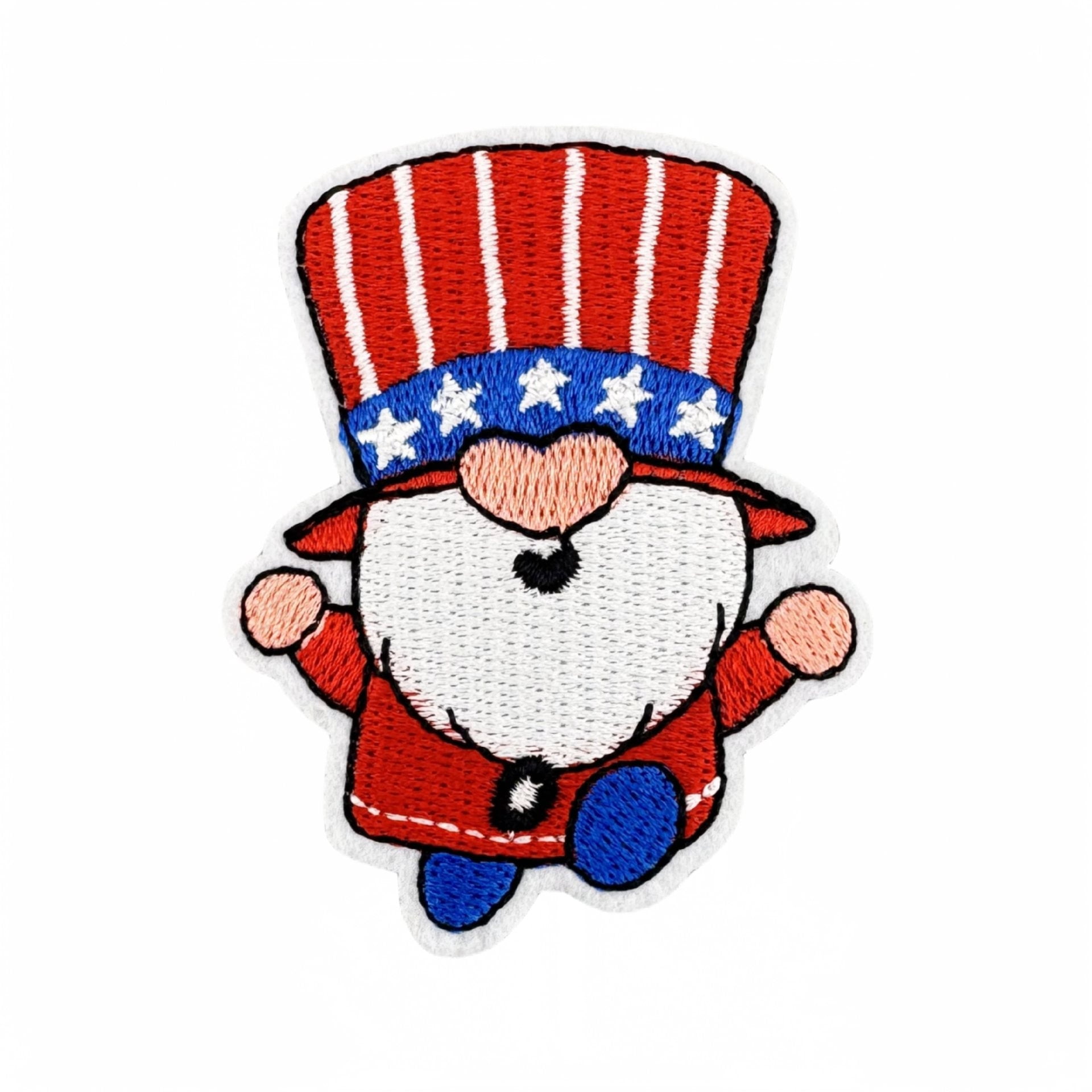 32pcs Independence Day 4th of July Patch: Embroidered USA Flag Badge - Iron On/Sew On Patriotic Applique, Clothing Decor