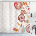 thumbnail image 1 of Ambesonne Garden Shower Curtain, Flower Petals Buds Dots, 69"Wx75"L, Multicolor, 1 of 3