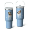 thumbnail image 2 of 1pc Dog 30oz Tumbler with Straw & Handle - Insulated Stainless Steel Cup | Holiday Gift for Man Women (Christmas, Valentine's, Birthday), 2 of 7