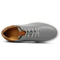 thumbnail image 4 of CMR CHAMARIPA Height Increasing Casual Shoes - Gray Leather Men's Shoes That Make You Taller 6CM / 2.36 Inches, 4 of 9