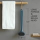 thumbnail image 3 of Cepillo corporal para baño con cerdas cómodas, mango largo, exfoliación suave, mejora la salud y la belleza de la piel, baño, ducha, cepillado húmedo o seco, cepillo corporal, 3 of 3