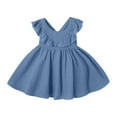 thumbnail image 1 of Toddler Girls Spring Summer Casual Dress A-Class Outfit with Sandals Size 0-3 Years, 1 of 7