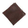 thumbnail image 2 of Kafsov Multipurpose Mesh Dishwashing Rag - Upgraded Double Layer Non-Scratch Cleaning Cloth for Wet, Dry Use - Stainless Steel Kitchen Sink Scrubber Brown, 2 of 2