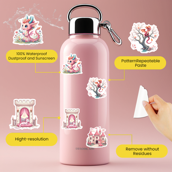 Stickers Kids Stickers Toy Enchanted Stationery Stickers for Laptops Suitcase Phone