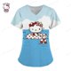 thumbnail image 3 of Camisetas de verano, tops de bolsillo, uniforme de enfermera, Hello Kitty, ropa de mujer con cuello en V, camiseta de hospital, camisetas para mujer 2023, camisetas para mujer, 3 of 5