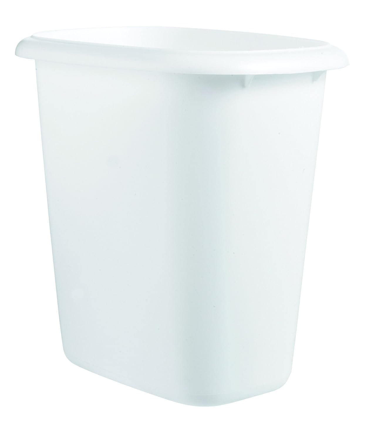 Esselte Europost Vivida 14 Litre Waste Bin – White Plastic, Stackable, With Handle - View #2