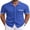 Royal Blue, variant on COOFANDY Men's Knit Button Down Shirt 2025 Vintage Short Sleeve Polo Shirt Casual Beach Tops Black L