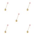 thumbnail image 1 of Yuarrent Vajilla adorable de estilo de dibujos animados portátil reutilizable lavable de acero inoxidable vajilla cubiertos donut cuchara rosa Type2 NO2, 1 of 6